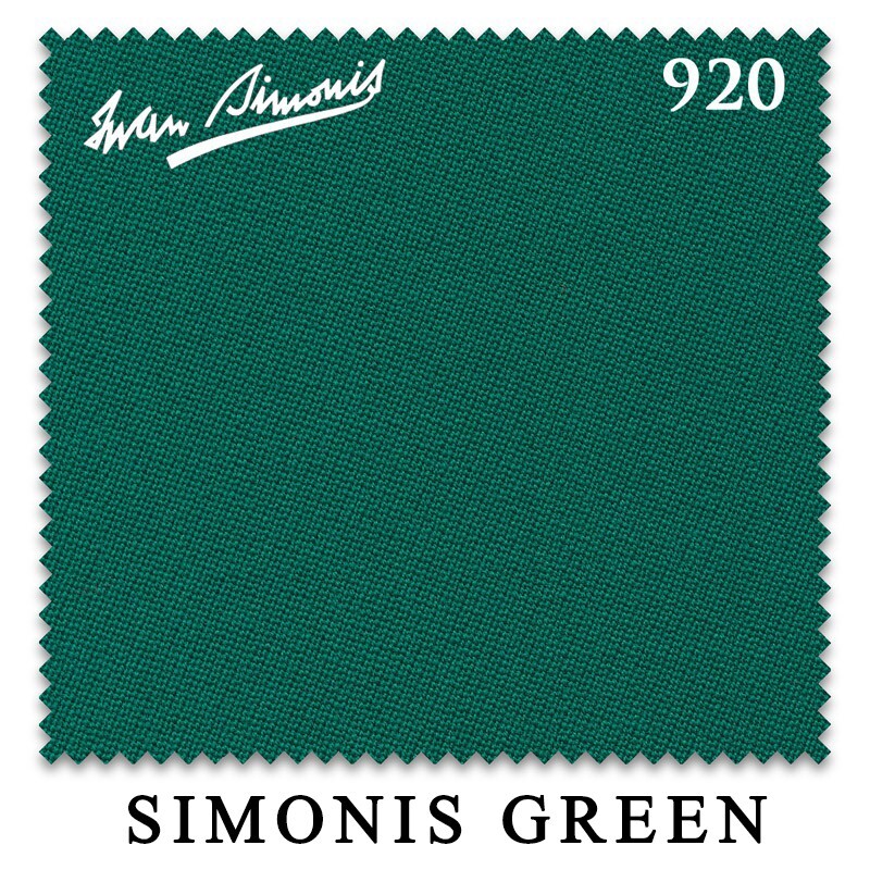 8' Oversized Simonis 920 Pool Table Cloth - Simonis Green - AUTHORIZED DEALER