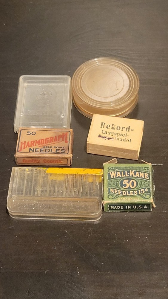 6 Gramophone phonograph needle Boxes Paper And Plastic