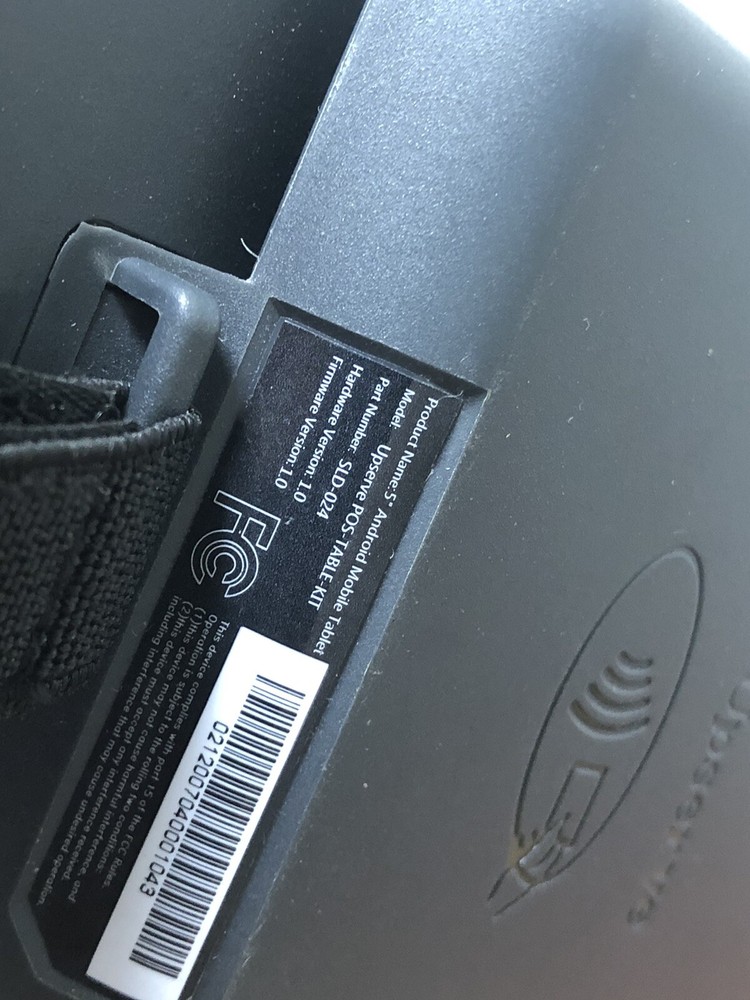 UPSERVE POS-TABLE-KIT SLD-024 HANDHELD 5 INCH ANDROID POS TABLET 01 LOT 2