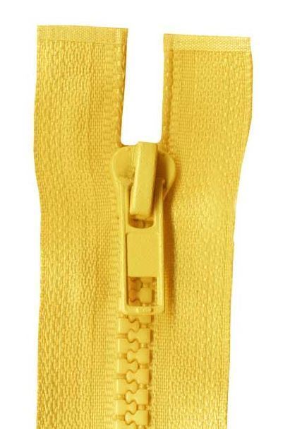 70cm Gold Open End Chunky Zip