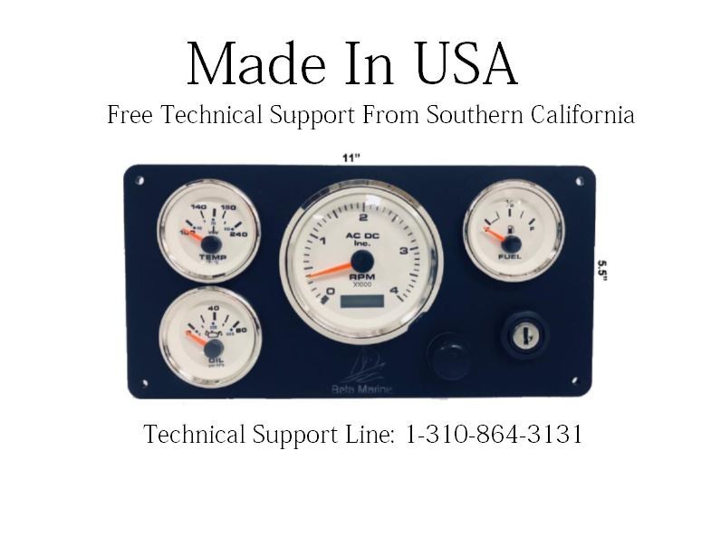 Marine engine instrument panel-Beta Boat Engines