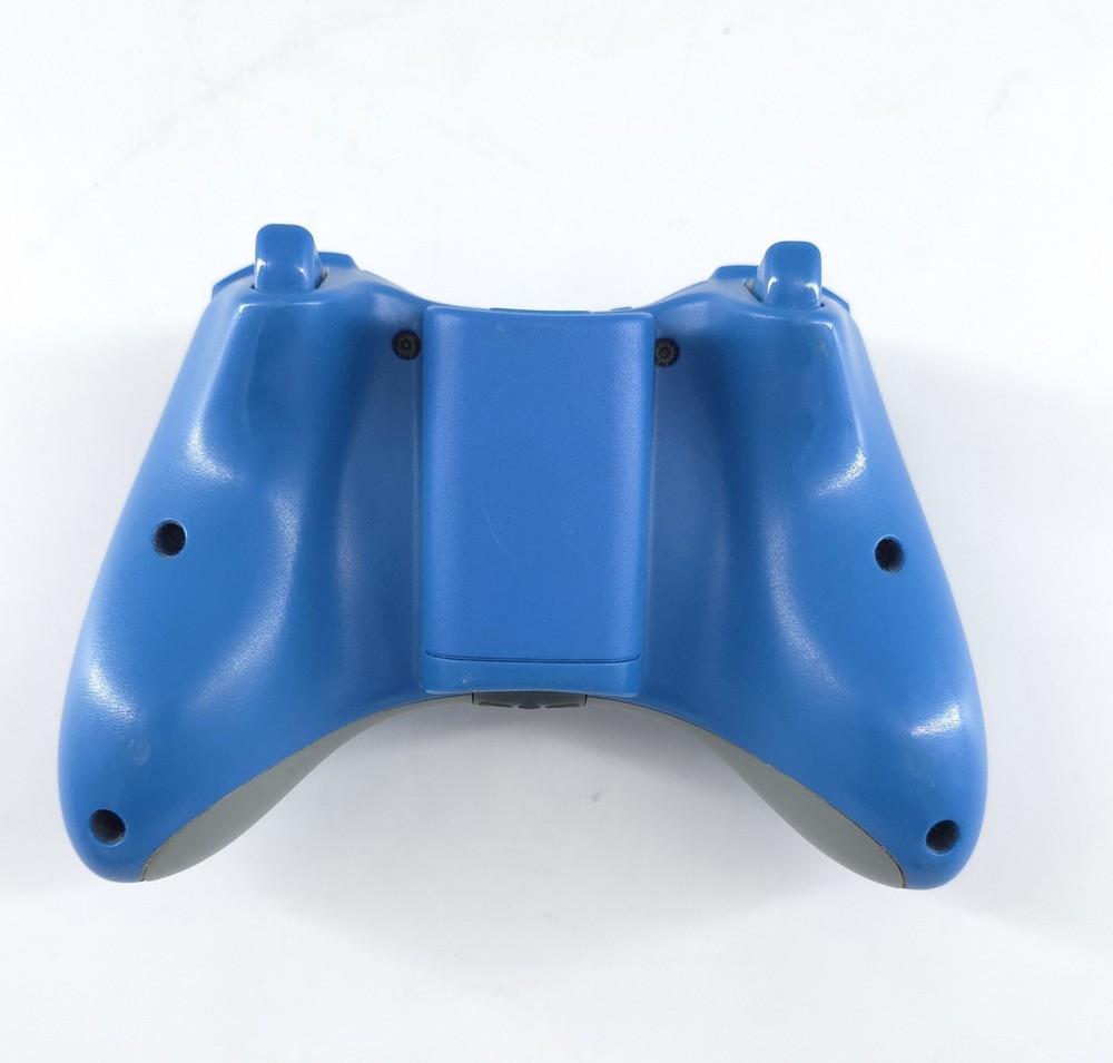 Official OEM Microsoft Xbox 360 Wireless Controller Blue & Gray Limited Edition