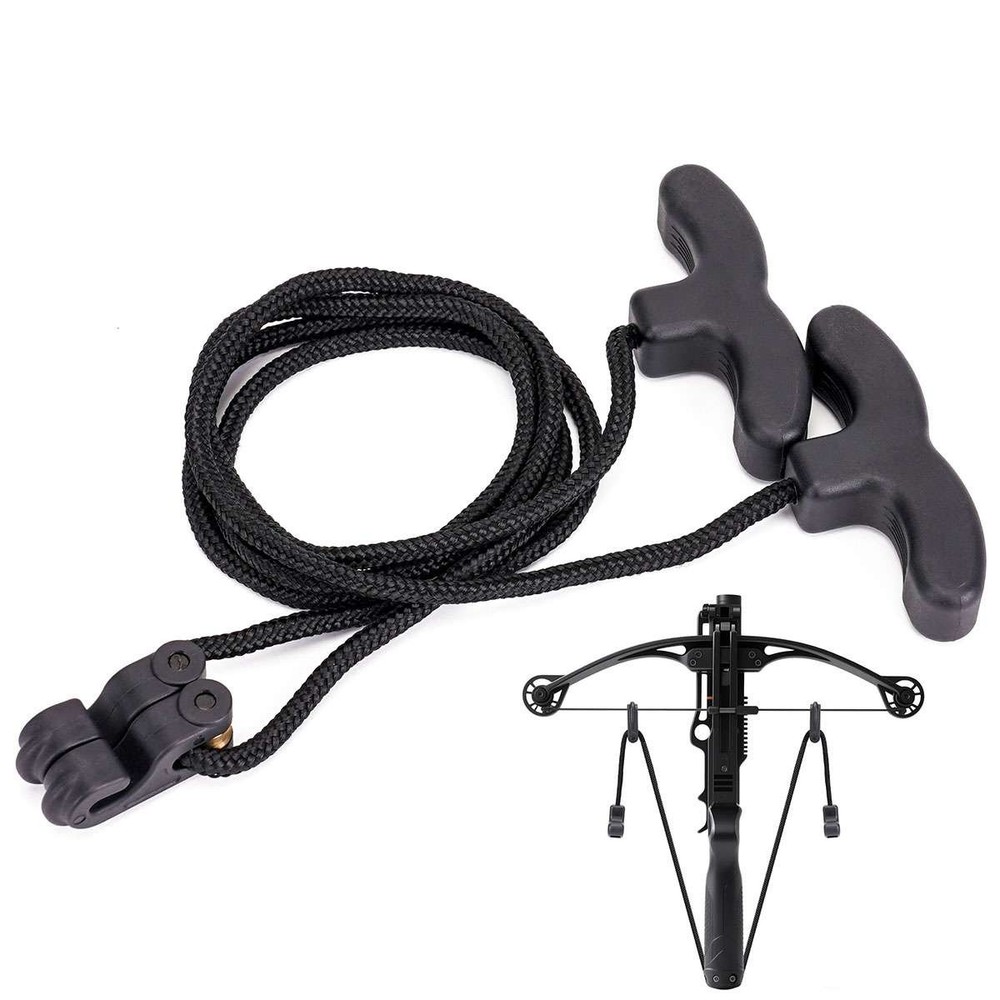 Archery Crossbow Rope Cocking Device String Aid Cocker Device Cross Bows Hunting