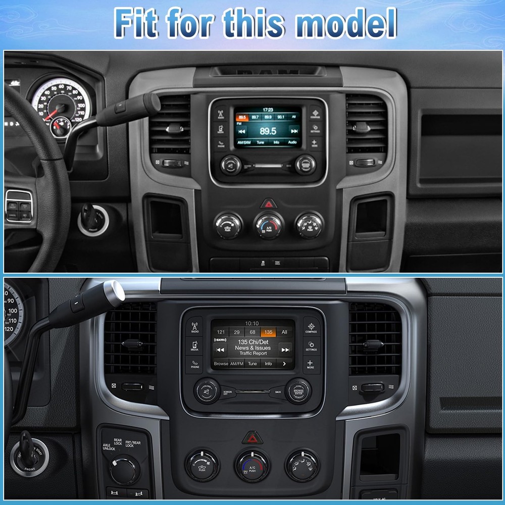 Android 14 Double Din Car Stereo 9.7 Touchscreen Wireless Carplay Android Auto