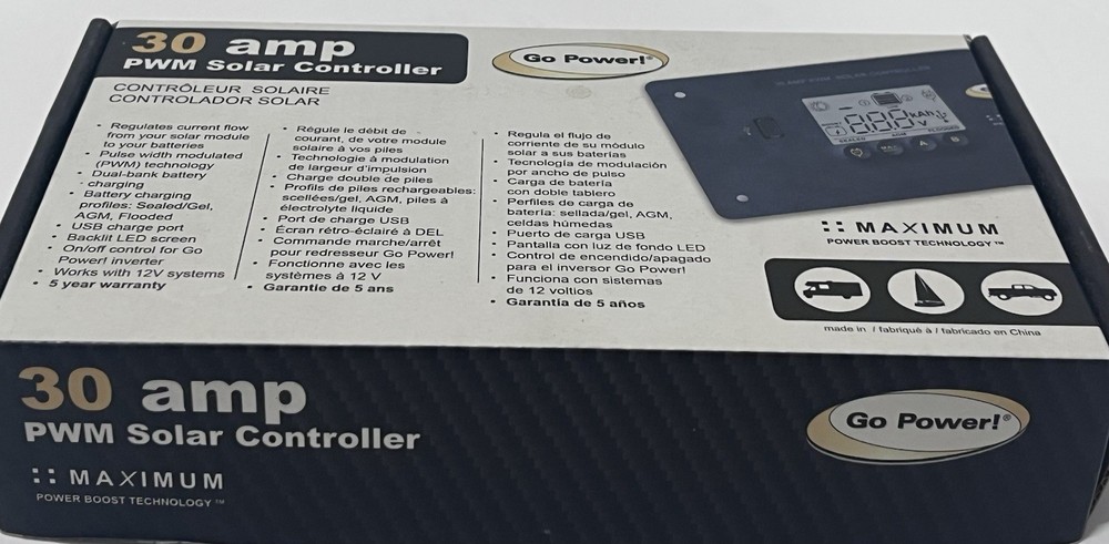 Go Power GP-PWM-30 Solar Regulator