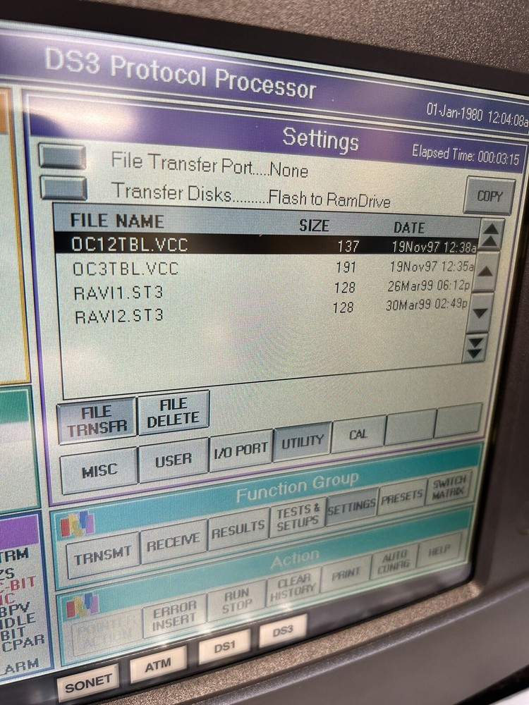 DIGITAL LIGHTWAVE ASA-PKG-DS3 Network Info Test PC_CLEAN WORKING UNIT!_FAST SHIP