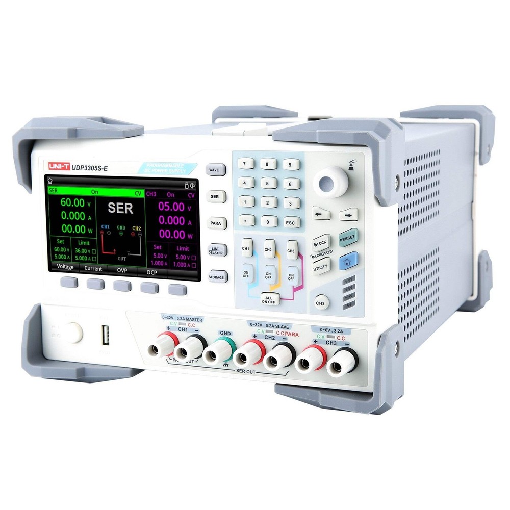 UNI-T UDP3305S-E 4Ch Advanced-Series Programmable Linear DC Power Supply 328W