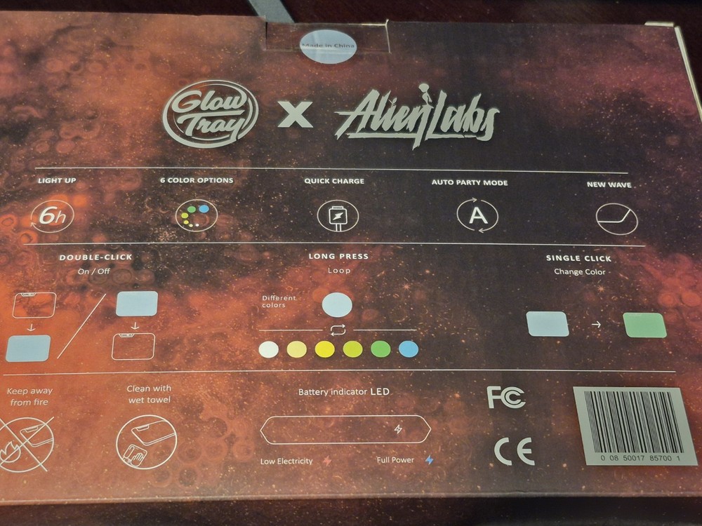 Alien labs glow tray