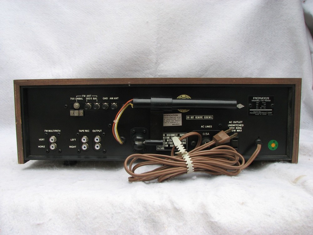 pioneer tx-1000 tuner