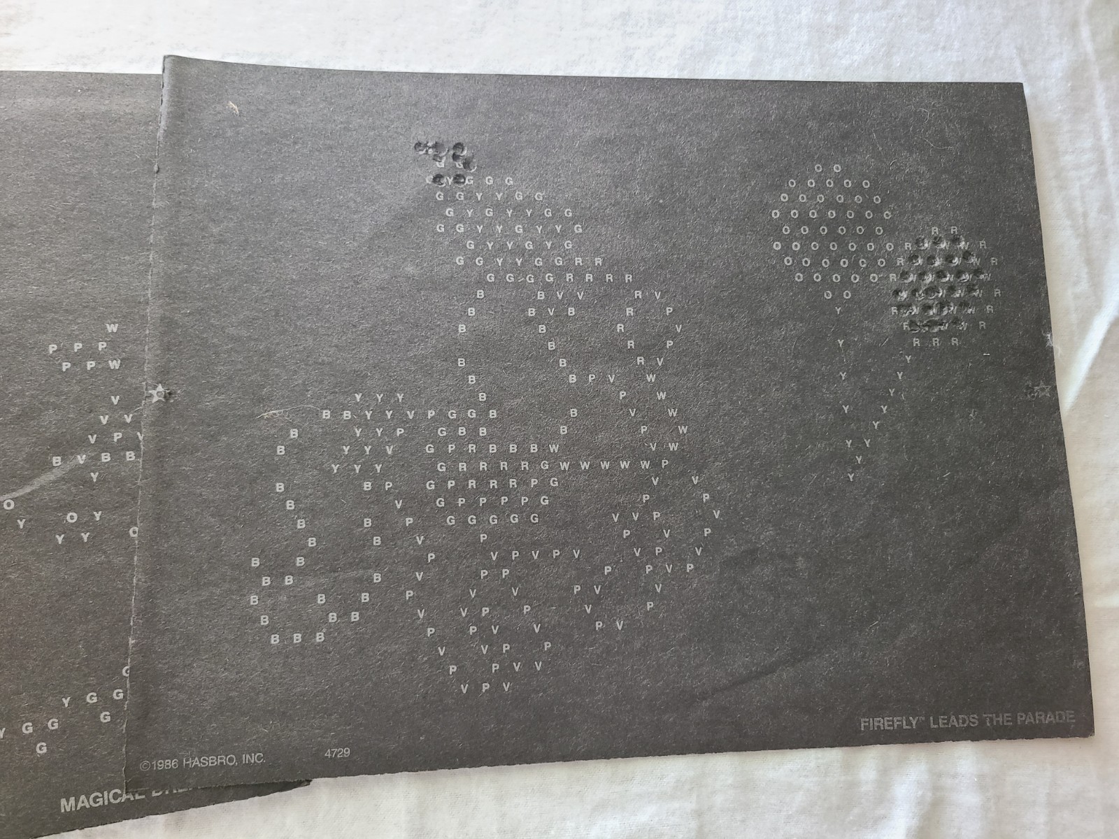 Lite Brite UNUSED BLANK Refill Pages Sheets Vintage LOT OF 9x12"