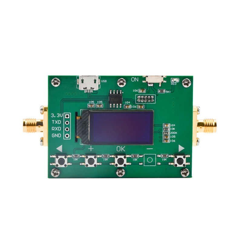 Adjustable RF Signal Attenuator Module LF-6G 0-31.75dB OLED Display DC 5V