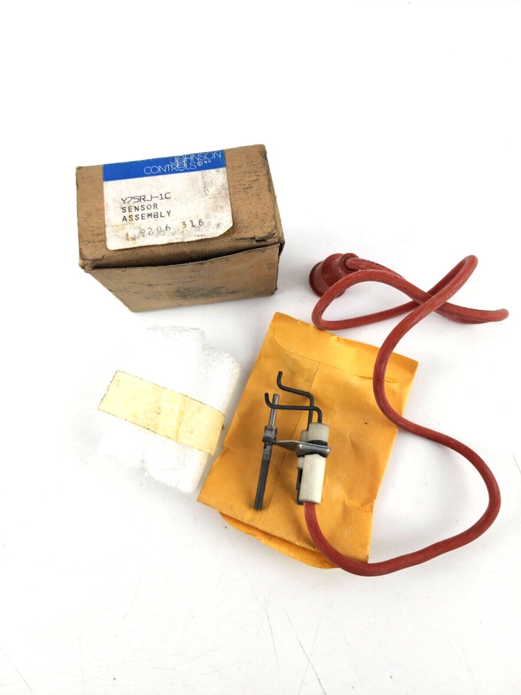 NOS Johnson Controls Flame Sensor Assembly Y75RJ-1C