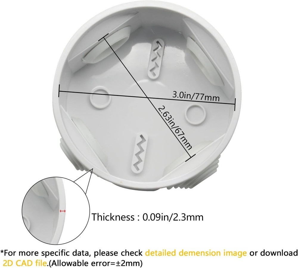 Sturdy Waterproof Junction Box, Dustproof Electrical Enclosure for All Projects
