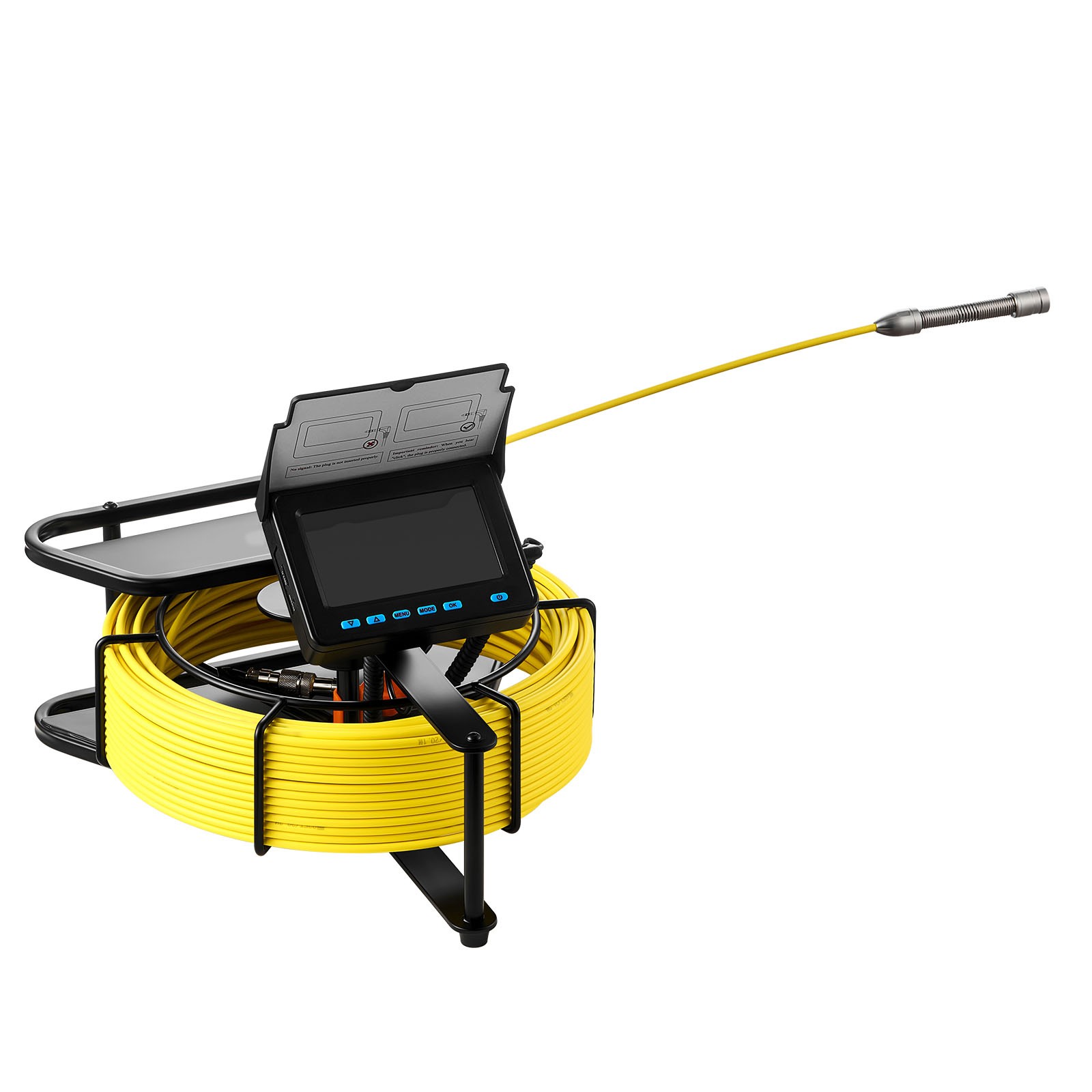 Uimoso 98 ft / 30 m Sewer Camera Pipe Inspection Camera w/ 4.3" HD Screen