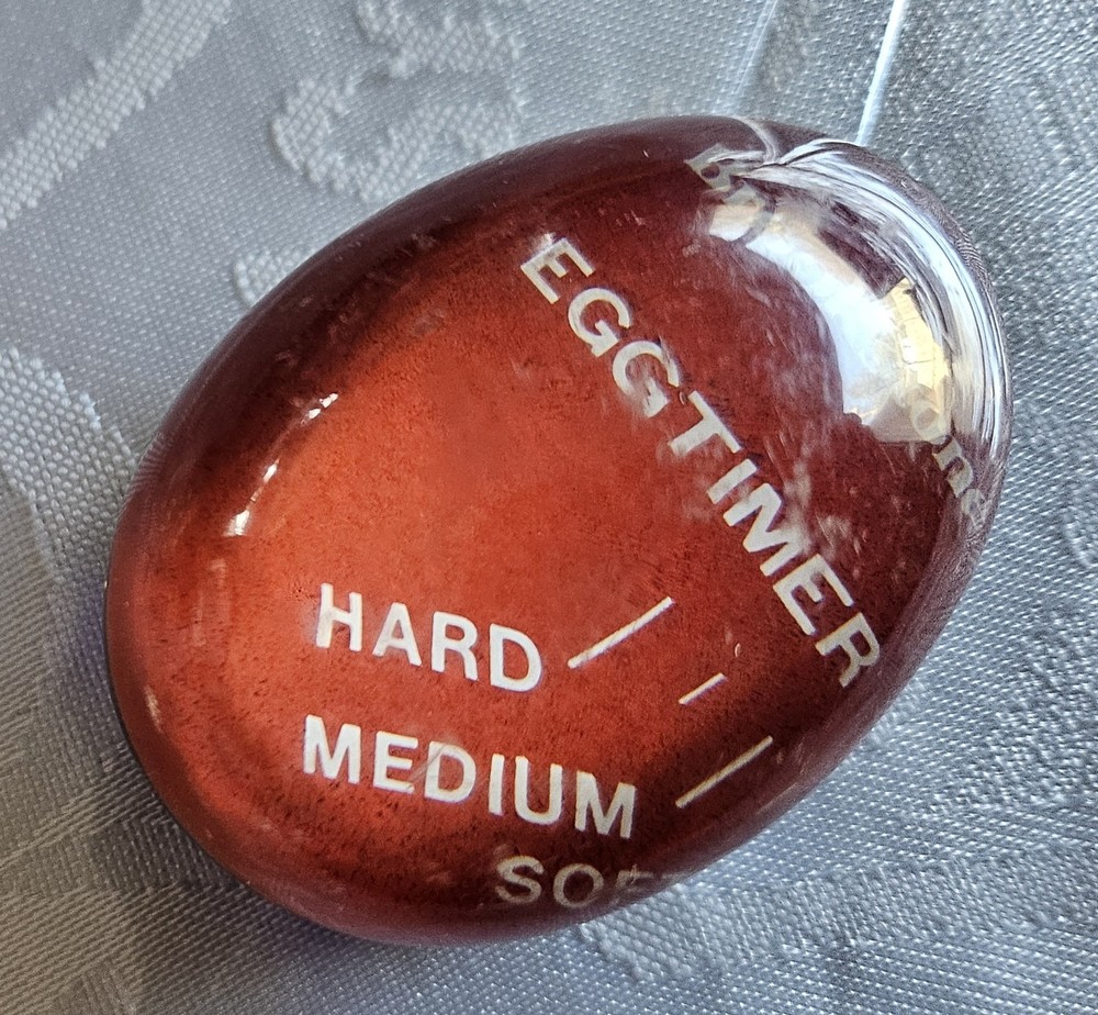 Brookstone Oval Egg Timer Hard Medium Soft