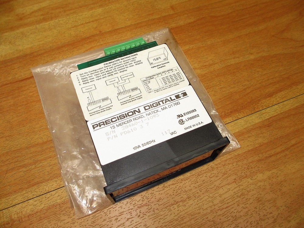 Precision Digital PD610-3-7 *NEW* Digital Panel Meter PD61037