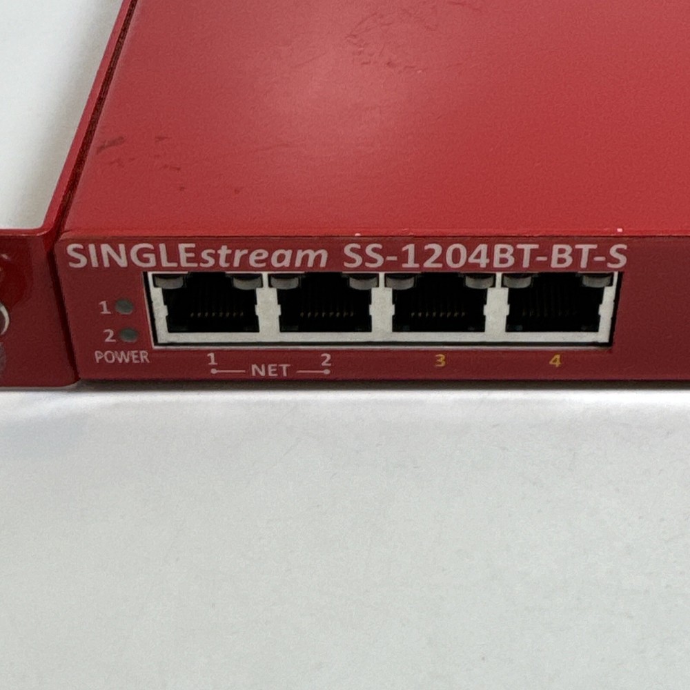 Datacom Systems SINGLEstream SS-1204BT-BT-S No Ac Adapter Clean Tested
