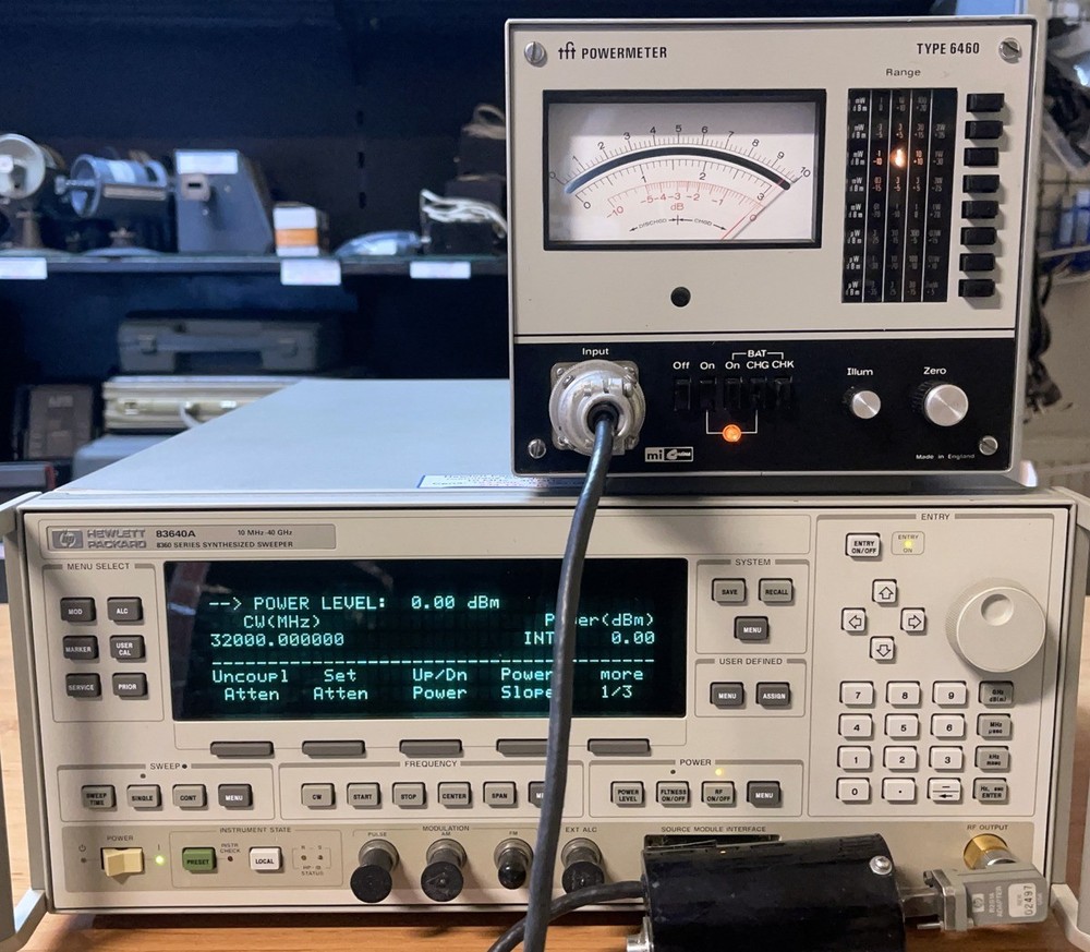 Marconi tft 6460, power meter with waveguide sensor 6428