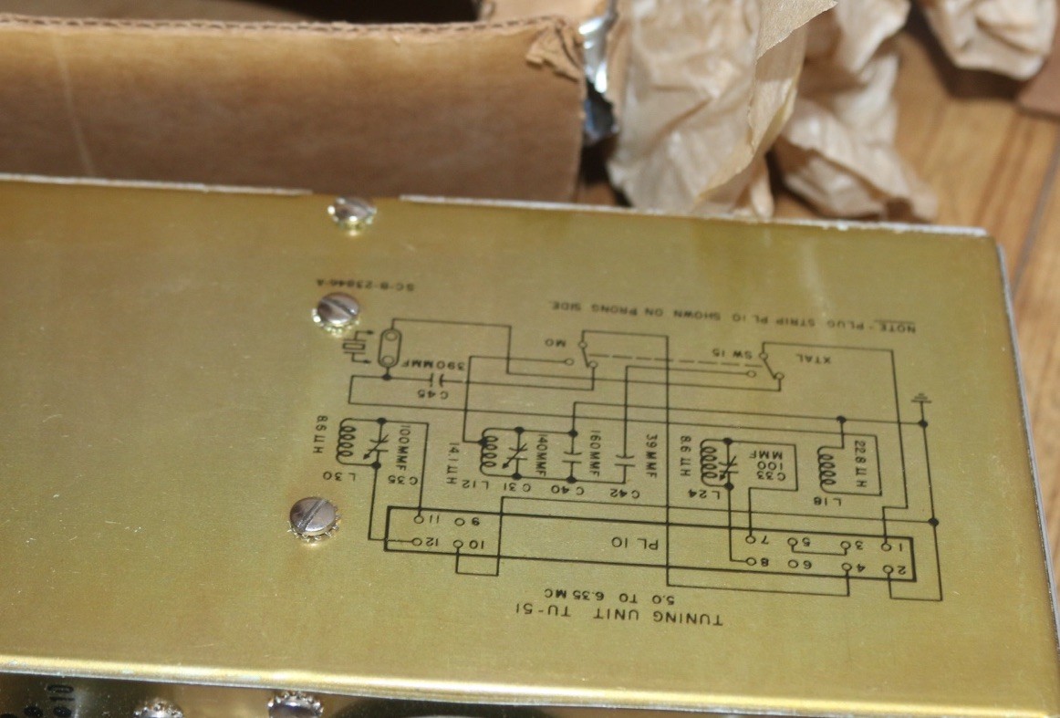 New Old Stock Hallicrafters TU-51 HF Radio Transmitter Tuning Unit TU51 BC610