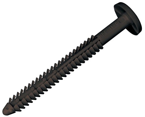 Black 3" Shutter Lok Peg Fasteners 60 Pack - Stronger, Easier Installation