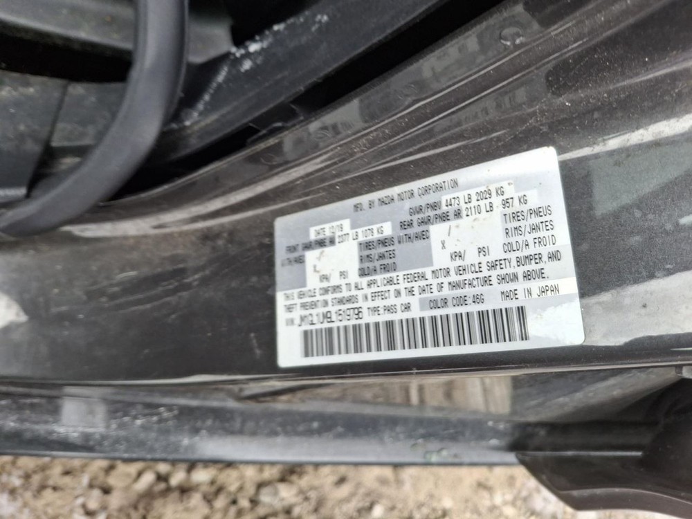 2020 Mazda 6 7 Touch Screen Display - Used, No Anti-Theft Code Needed