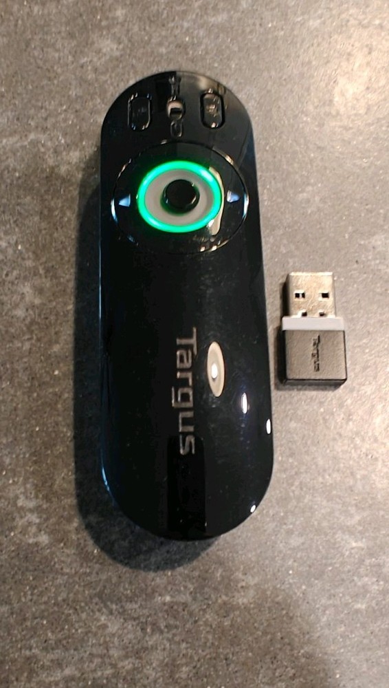 Targus AMP09US Wireless Presenter Laser Pointer with USB Receiver