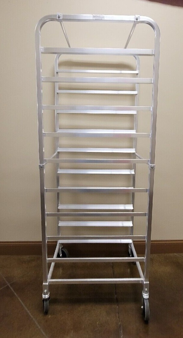 New!!! Aluminum End Load Bun and Bread Rack! Holds 10 Full or 20 Half Sheet Pans