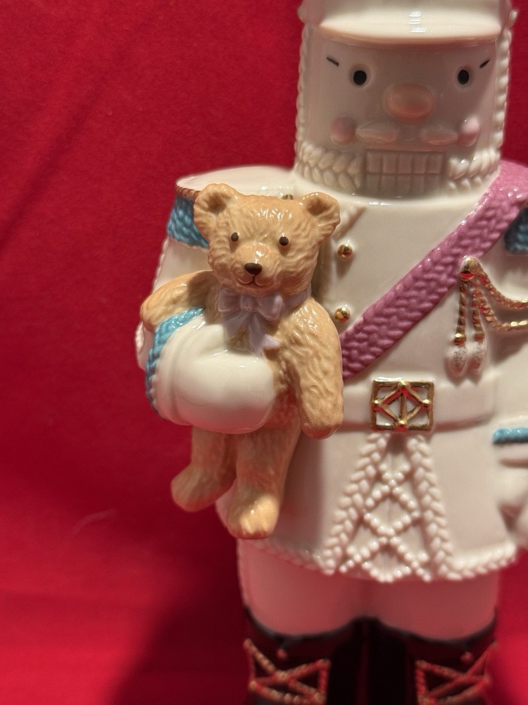 LENOX Nutcracker Sweetie With Teddy Bear In Original Box 7”