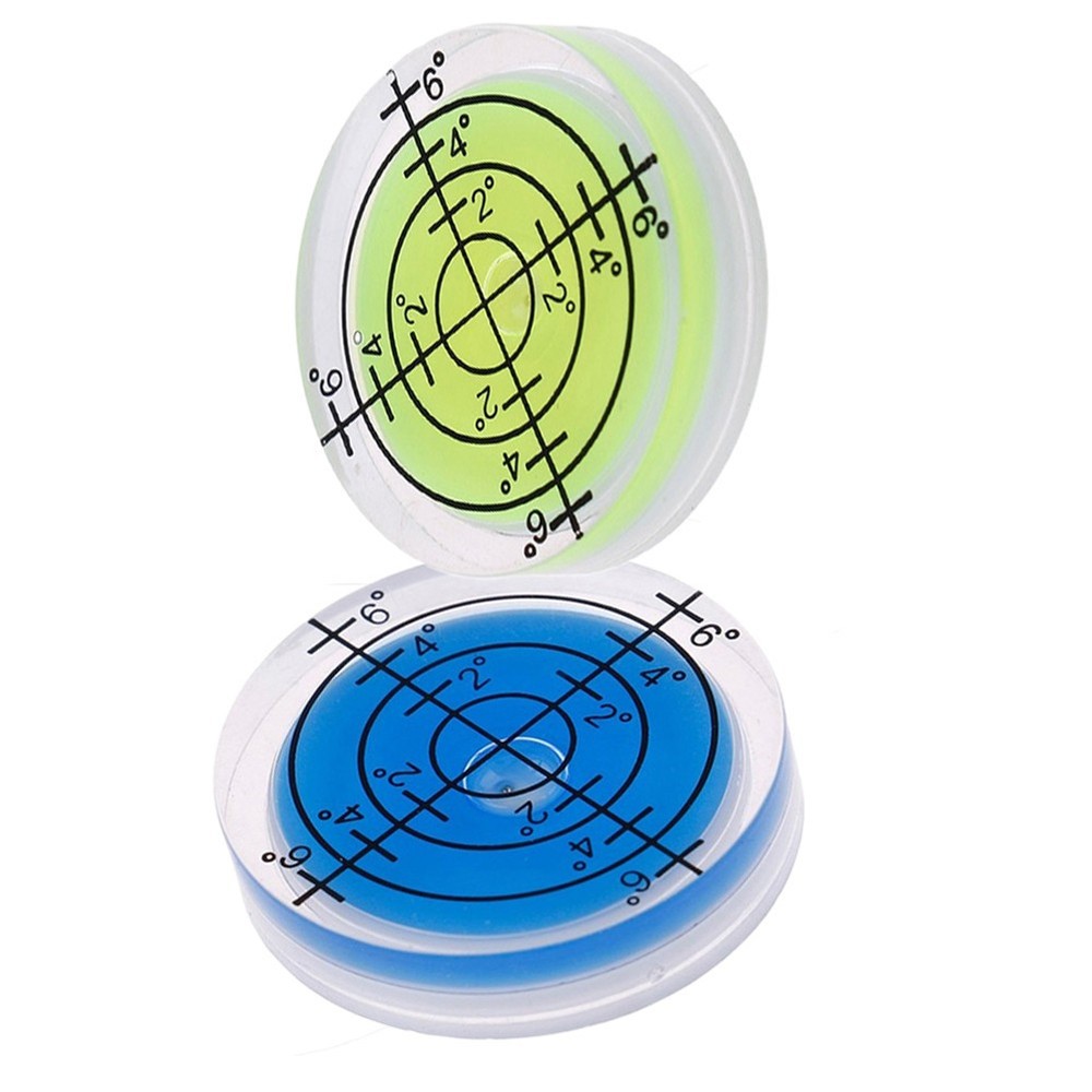 2Pcs 32mm Bubble Level for Adjusting Office Machines and Computer Monitors