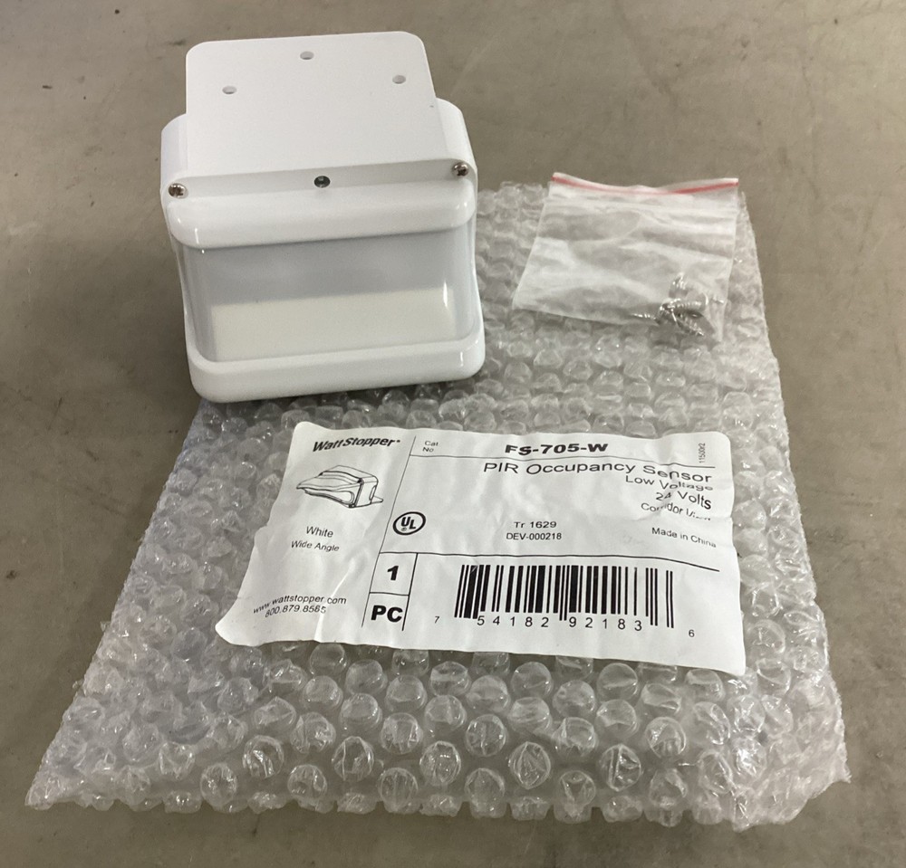 Passive Infared Sensor FS-705-W 24VDC Low Volt PIR Occupancy Sensor New