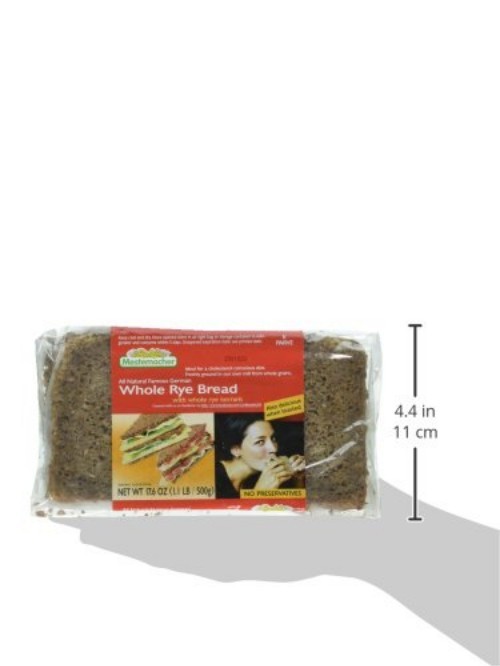 Rye Whole Bread, 17.6 Ounce - 1 each.