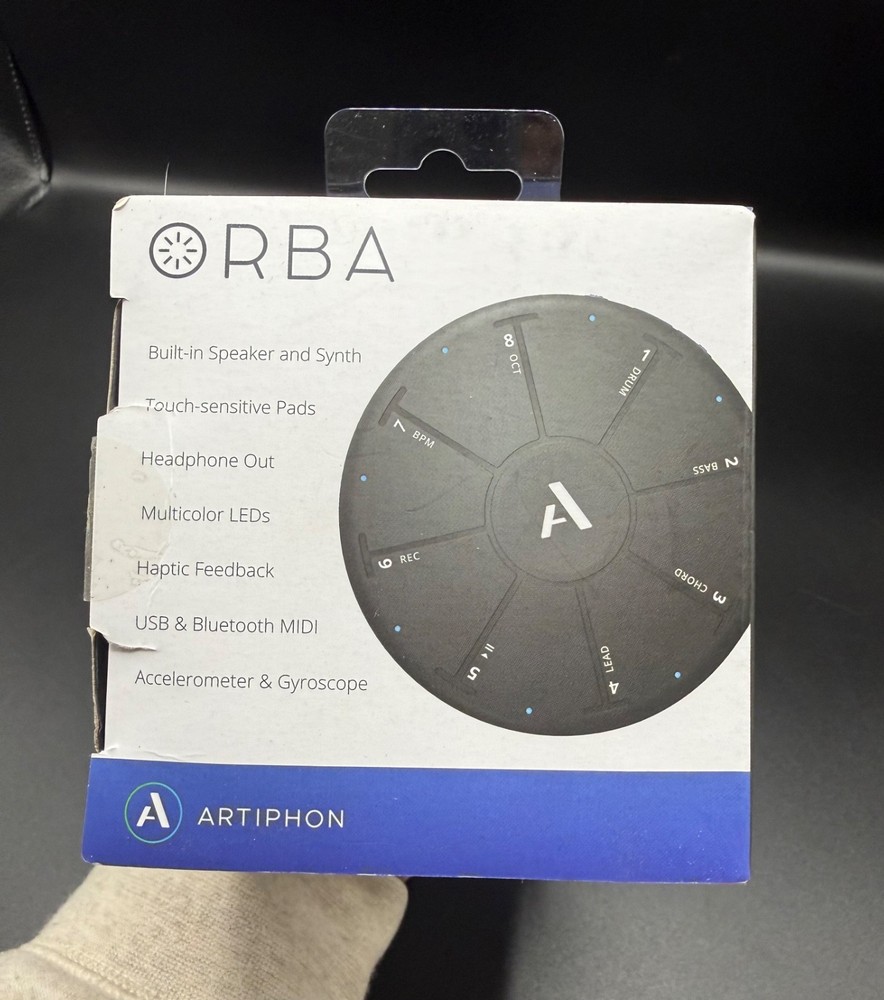 Artiphon ORBA Synth Controller Synthesizer Looper MIDI Controller TESTED