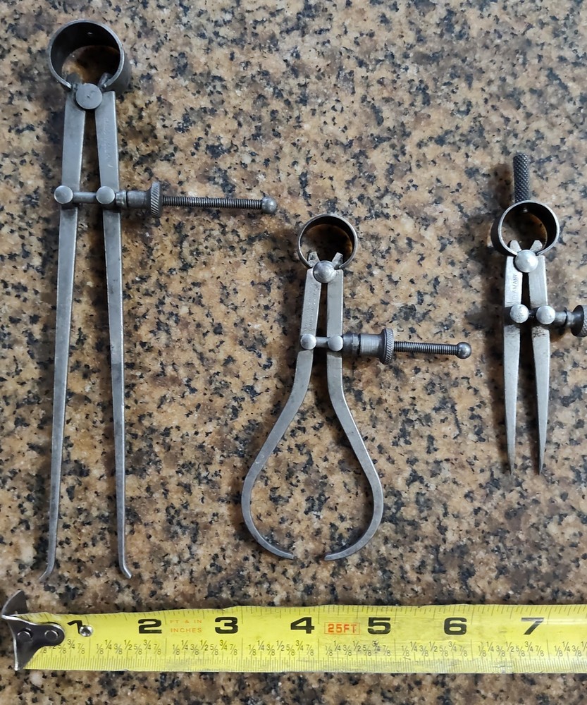 VINTAGE CALIPERS AND DIVIDER SET
