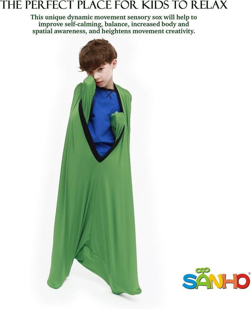 SANHO Yopo Dynamic Movement Sensory Sox - Green - Medium