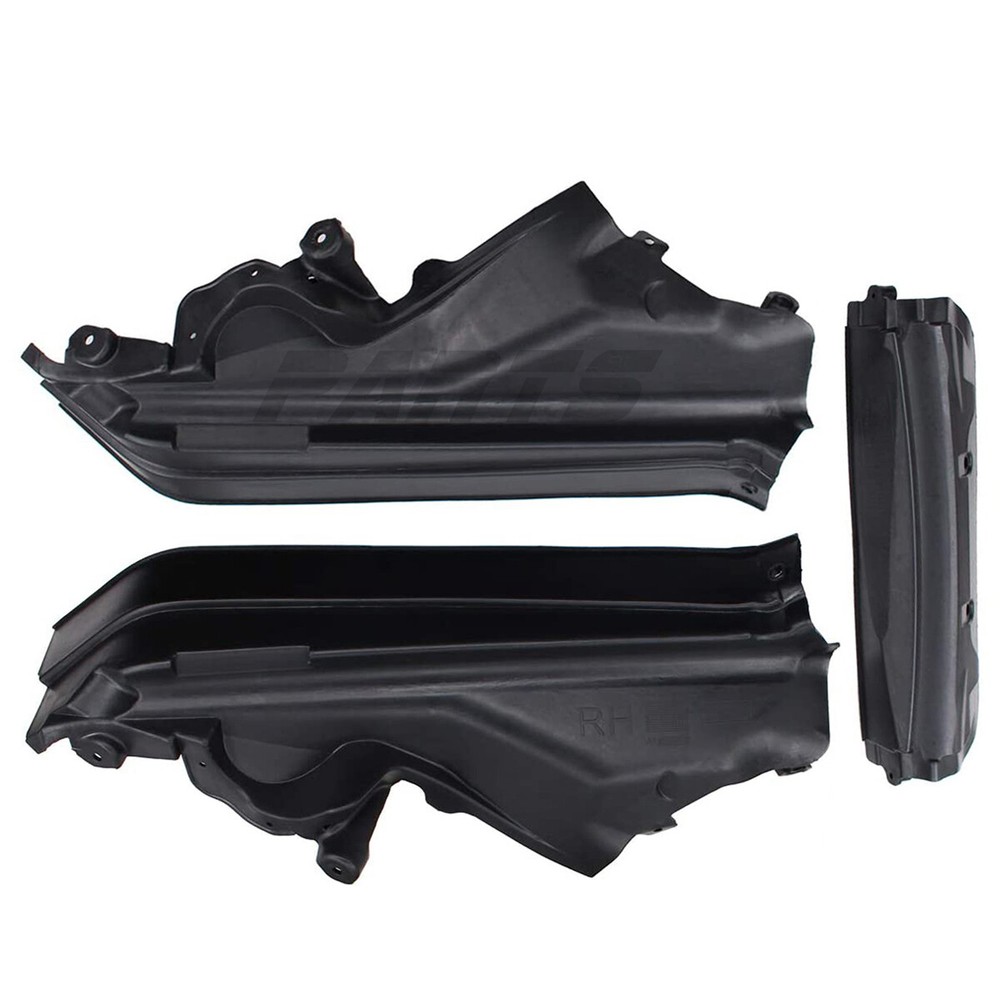 3x 51717169420 Engine Upper Compartment Partition Panel Set For BMW X5 X6 E70
