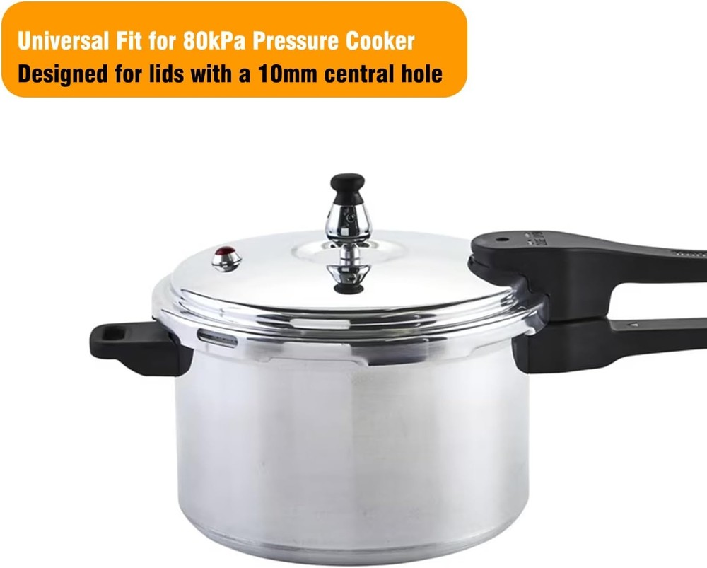 Universal Pressure Cooker Jigger Valve Replacement – Standard, Silver