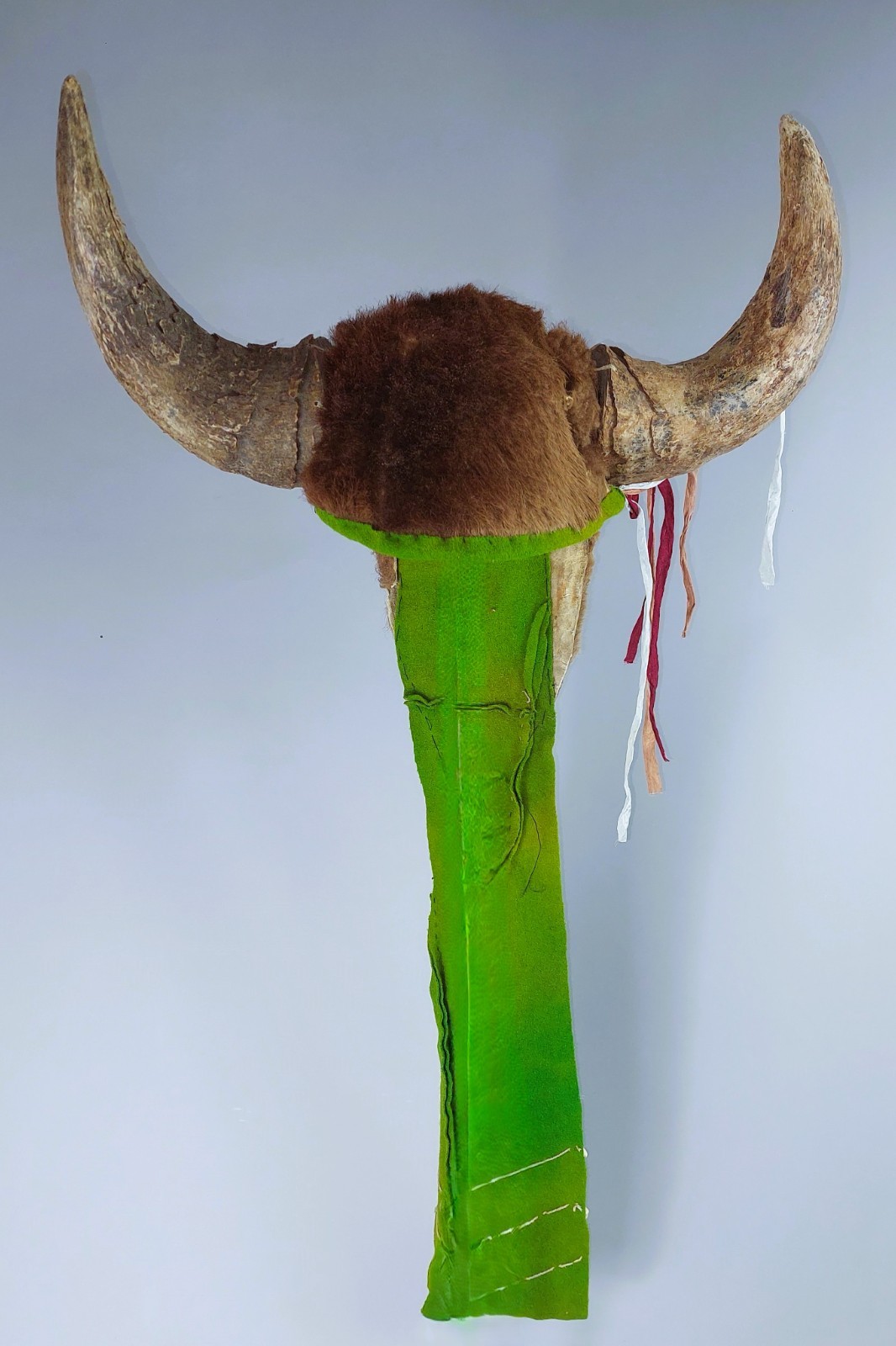 Antique Native American Southern Plains Indian; Buffalo Headdress; 19th Century