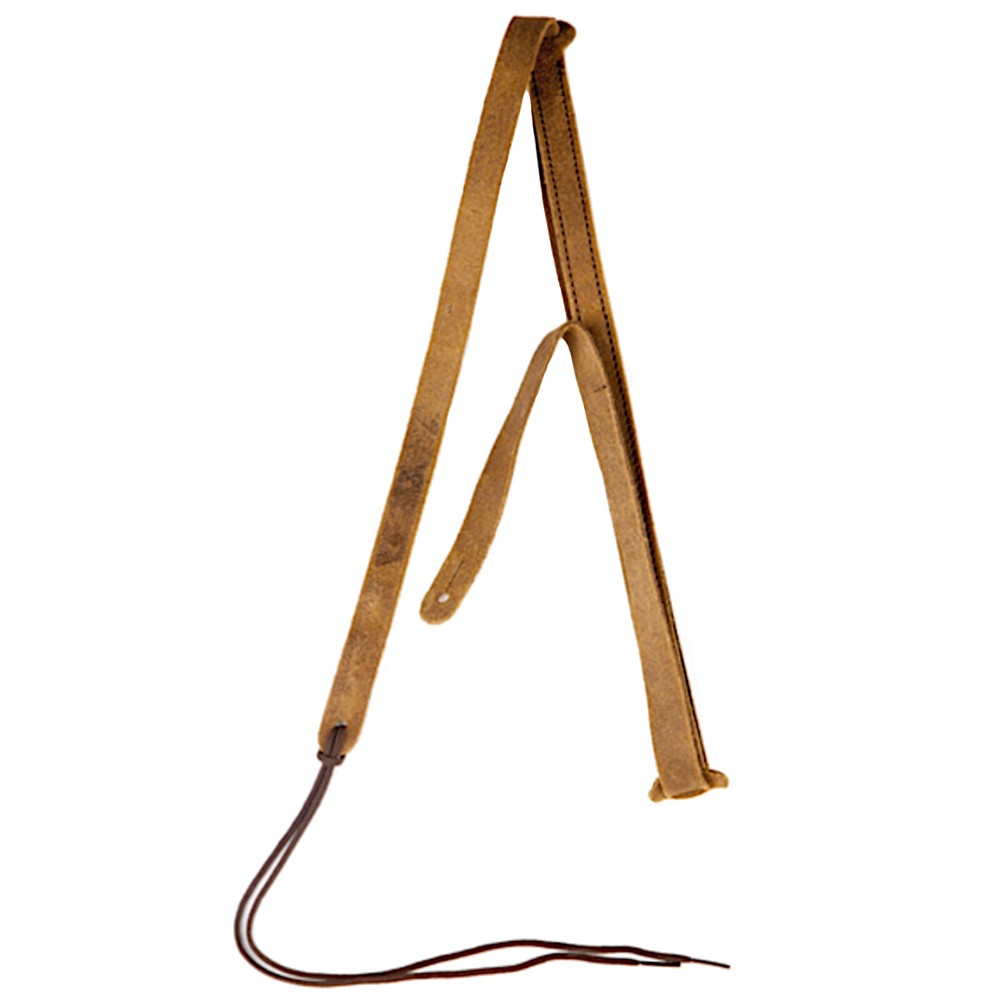Gretsch G Brand Suede Leather Mandolin Strap, Brown