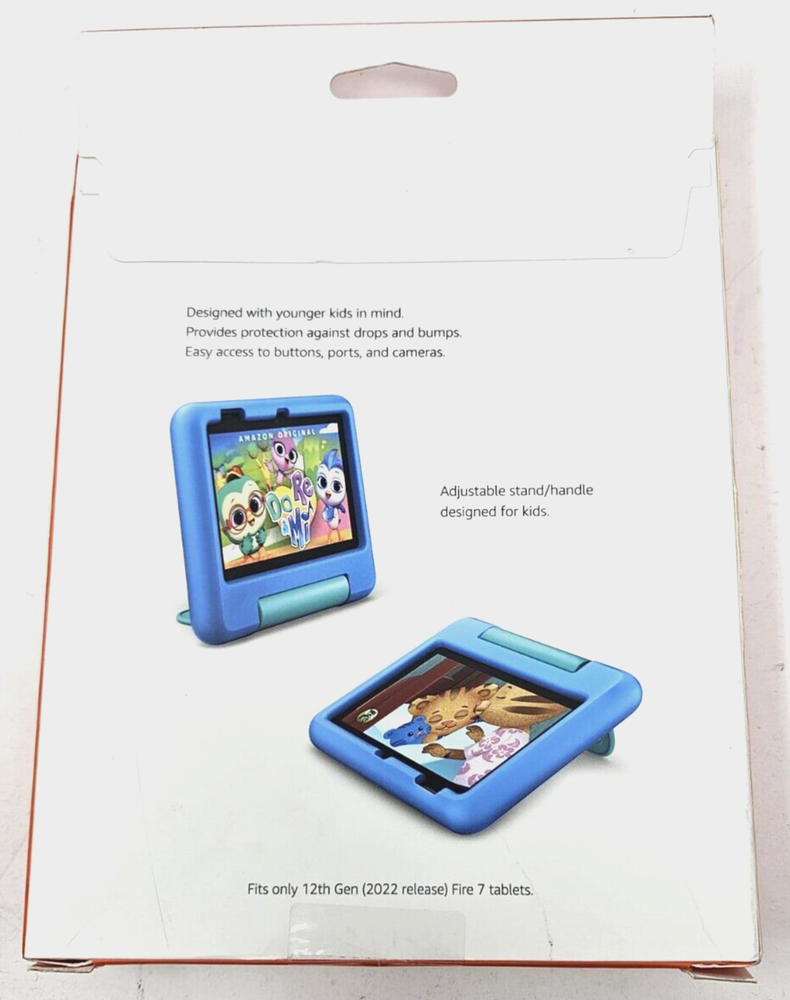 Amazon Kid-Proof Case for Fire 7 tablet (Compatible w/12th generation 2022 Blue