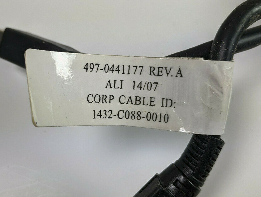 2X NCR 497-0441177 Rev A Powered USB Y Cable