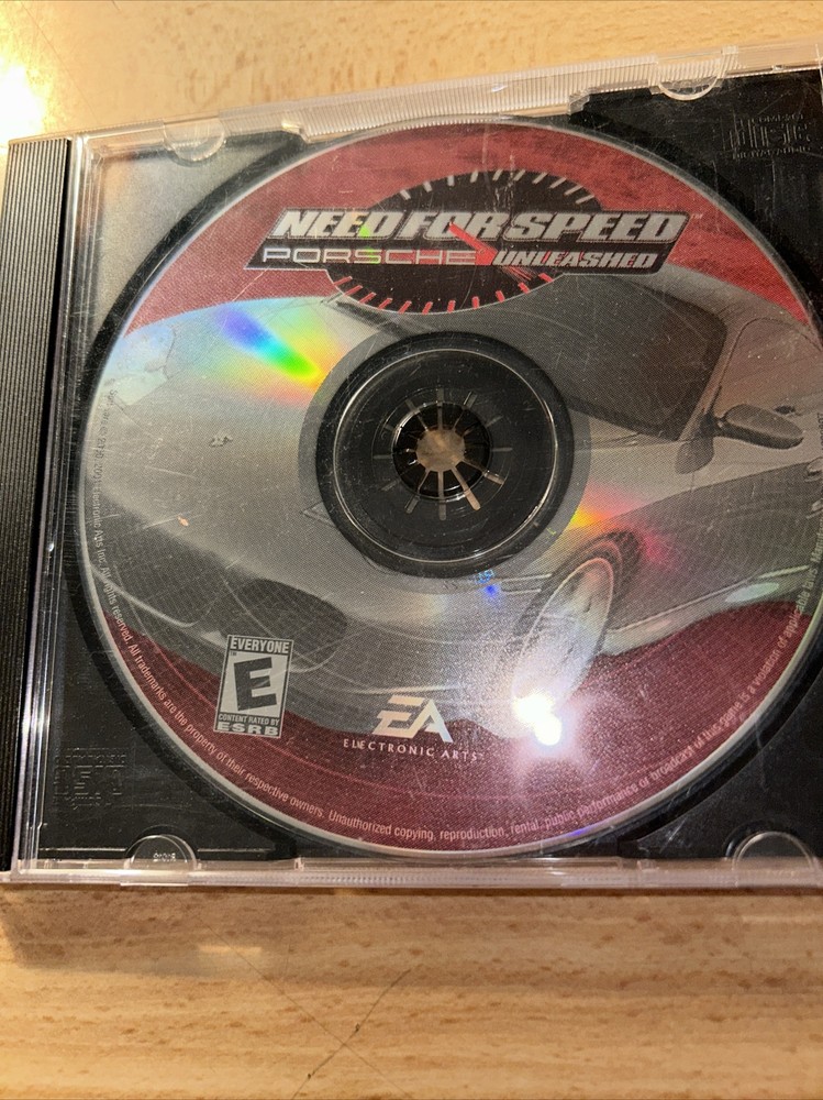 Need for Speed: Porsche Unleashed (PC, 2000). CD- ROM