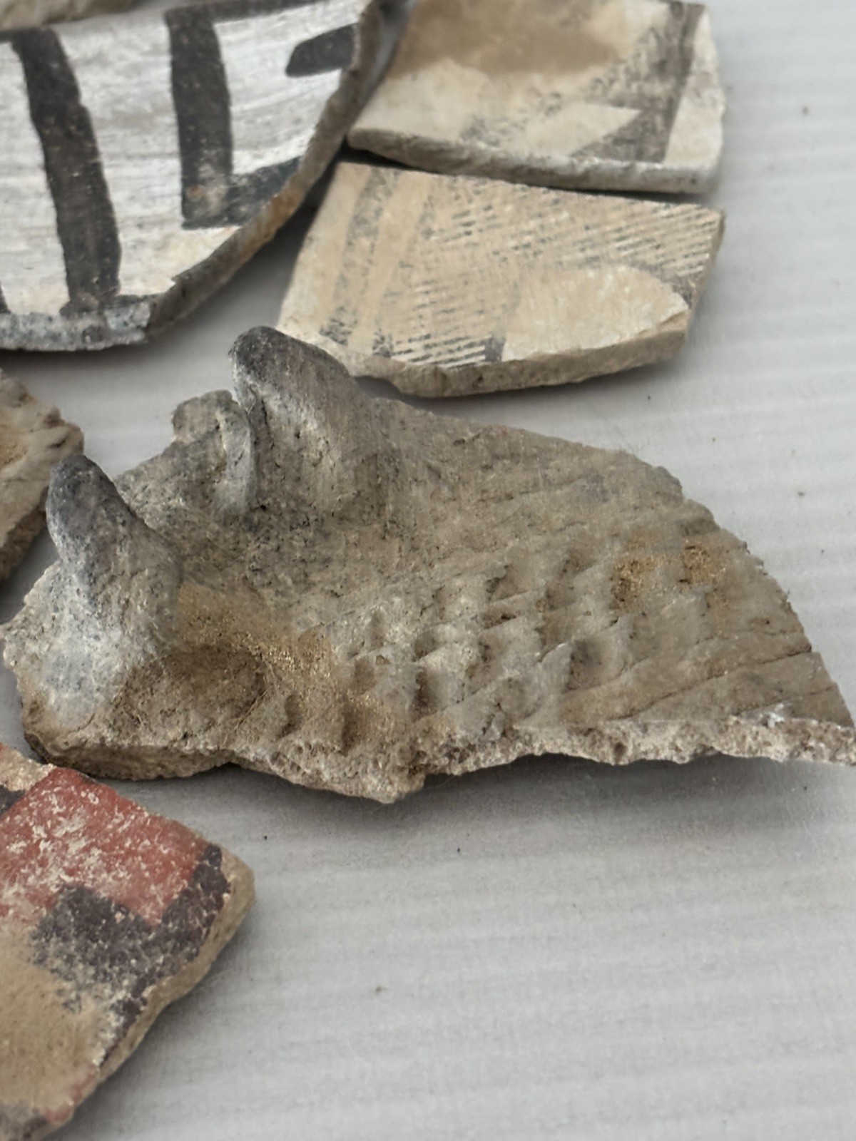 12 Ancient Anasazi Native American Pottery Shards 2” - 4” Arizona L6-D FREE SHIP