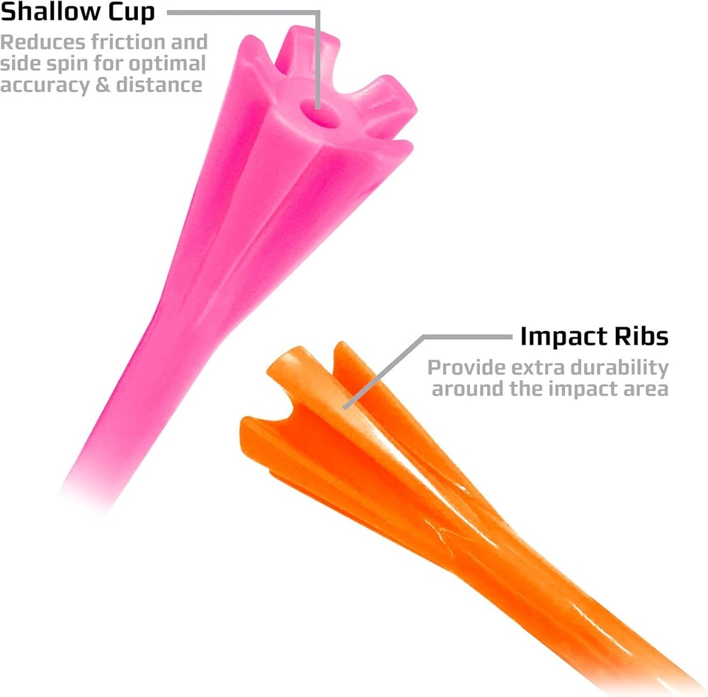 Performance Plastic Golf Tees 30 Pack - 2.75 Inch