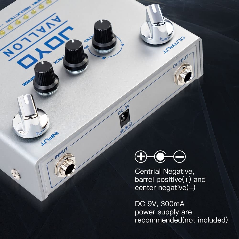 JOYO Compressor Effect Pedal with Precise Compression Knobs Adjusting Indepen...