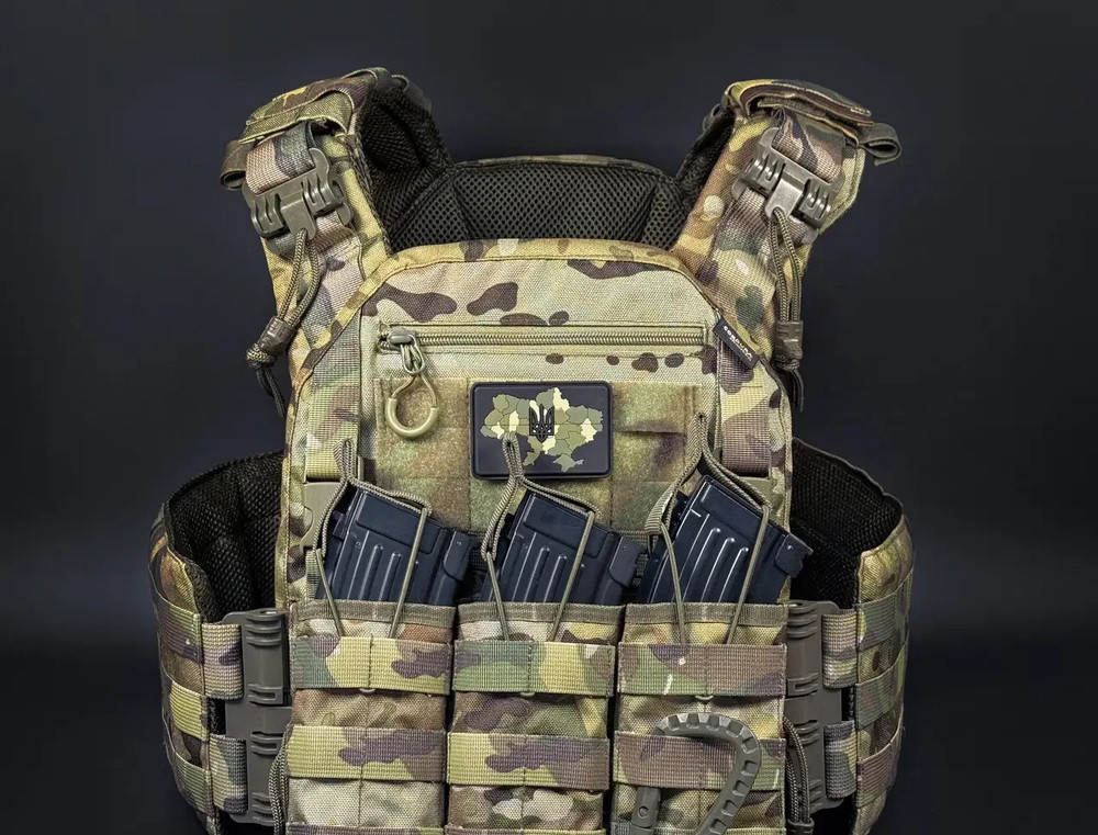 Plate carrier with quick release system multicam💛💙