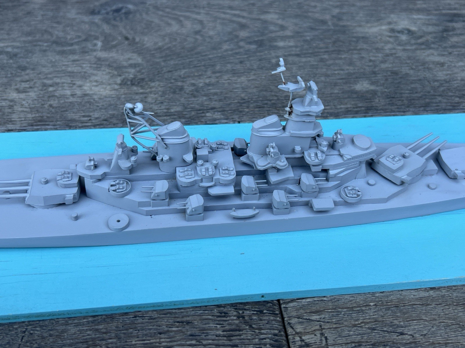 Vintage Comet Metal Prod. WW2 Recognition Model 5AA Series USS Missouri 1:500