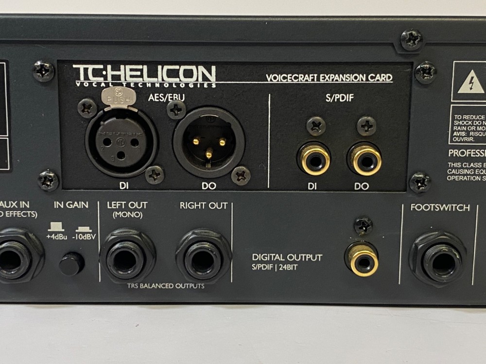TC Helicon VoicePrism Plus Vocal Formant Pitch Processor *SHOWN WORKING