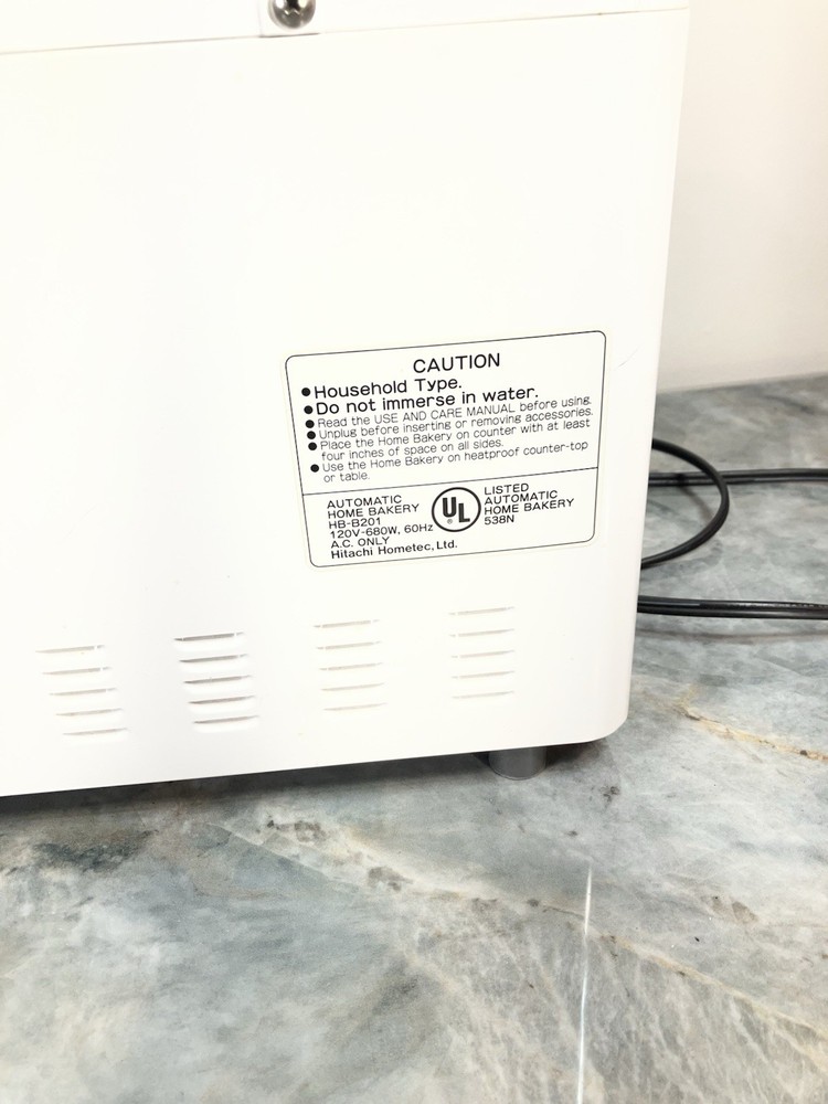 Hitachi HB-B201 Automatic Home Bakery Plus Bread Maker Dough Jam