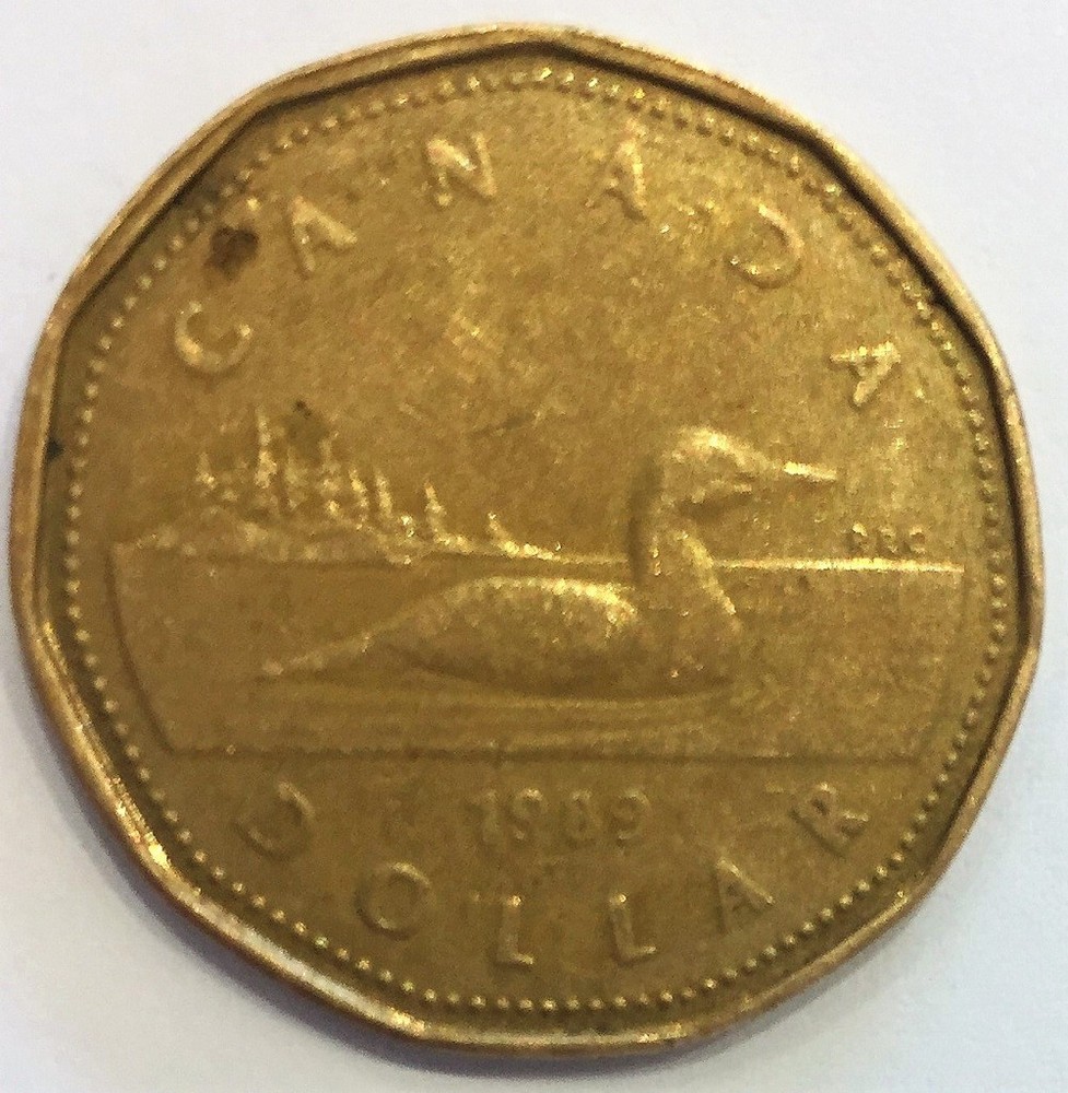 Canada 1 Dollar coin 1989