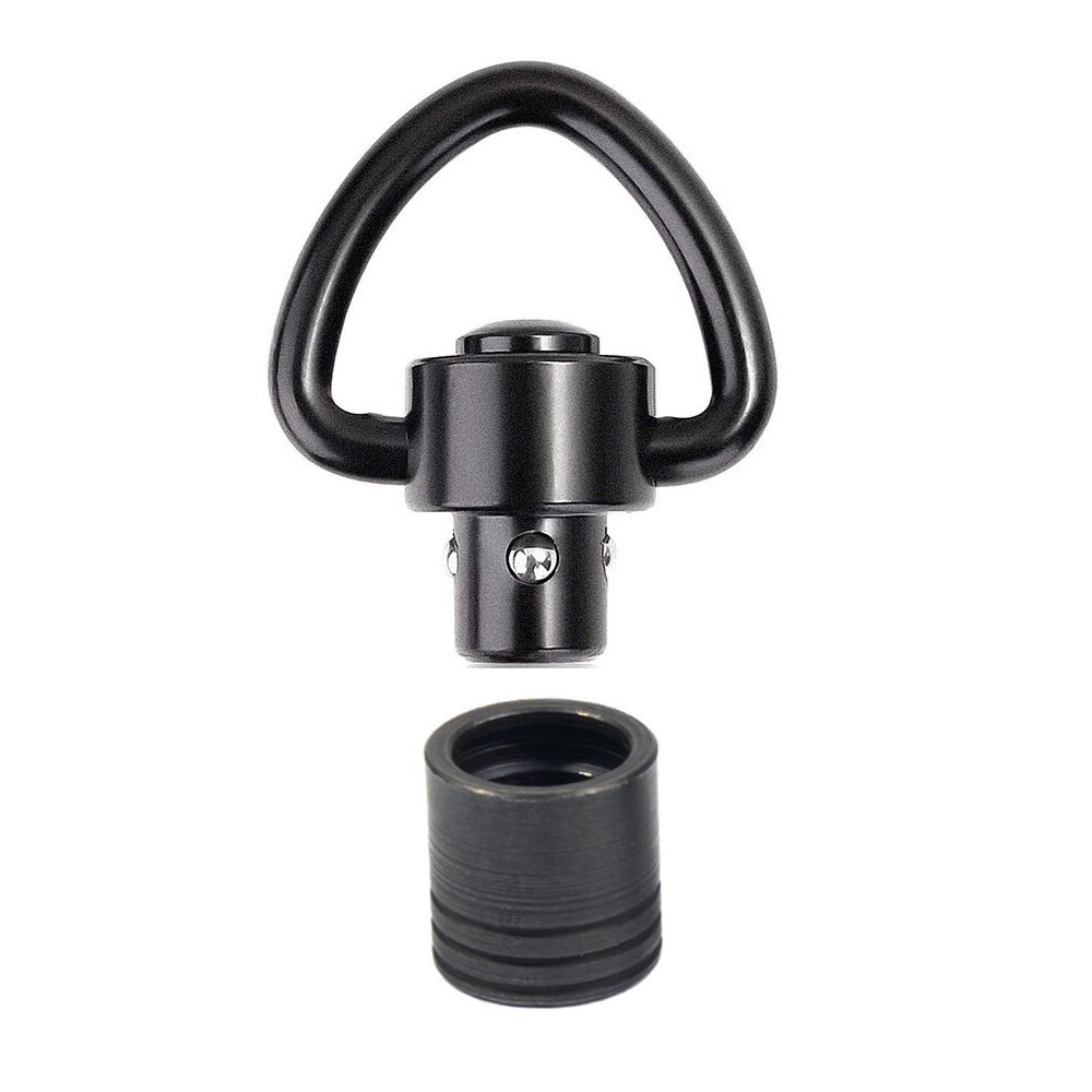 2/4 Pack QD Sling Swivels Heavy Quick Detach Release Push Button Mount Adapter